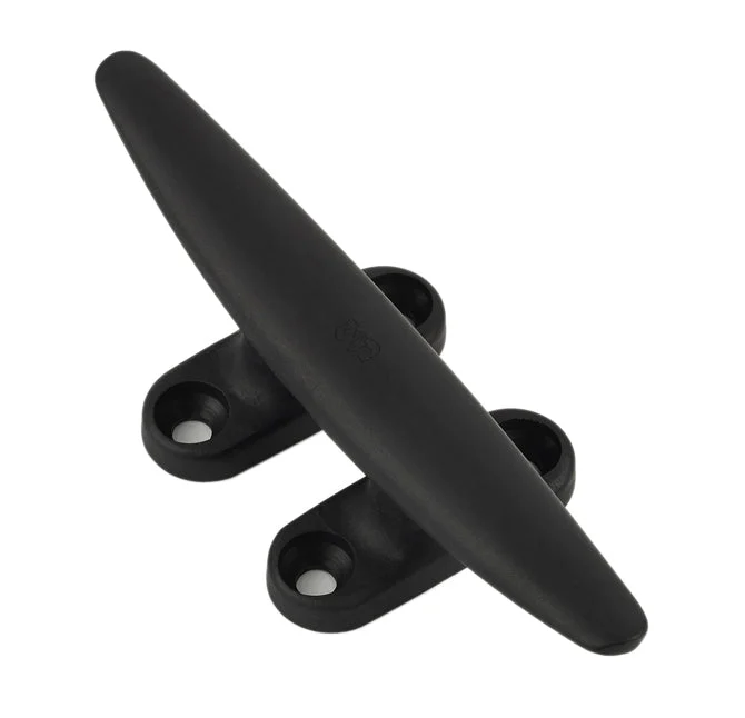 Schaefer Cleat 8" Alum. Four Hole Deck, Black