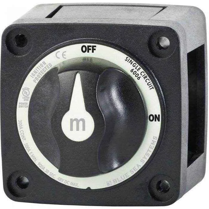 Blue Sea Black M Series Battery Switch 6006200