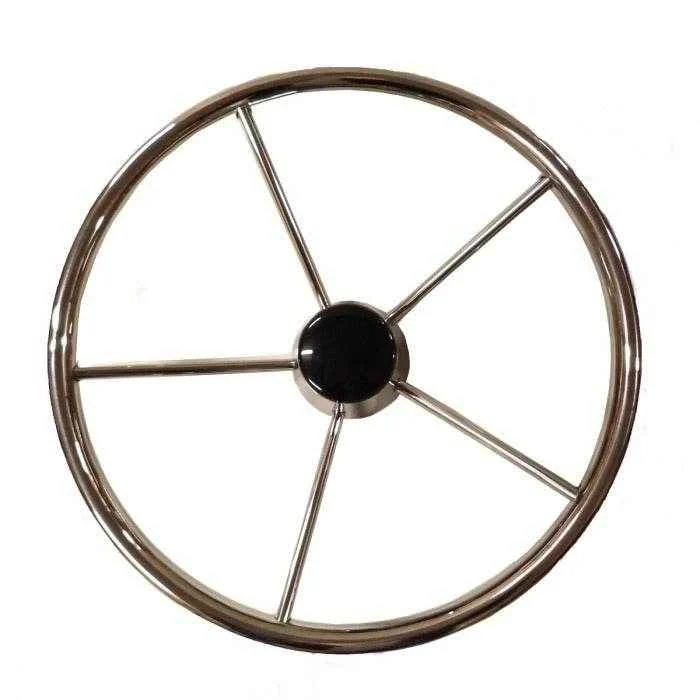 Boat Steering Wheel Destroyer Style Non-Magnetic Stainless Steel - 20 in. | Uflex USA V44