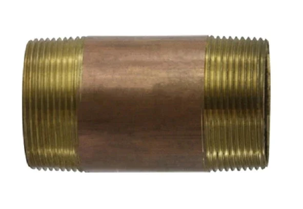 1 X 5, BRASS NIPPLE