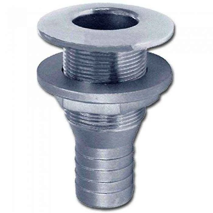 Buck Algonquin S/S Thru Hull W/Hose End .625 Inch 70Thh625