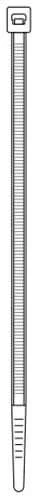 Cable Tie 14in x 120LB UV Blk (100)