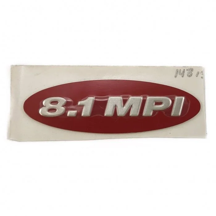Crusader Decal, "8.1 Mpi" Oval (Red) R143133