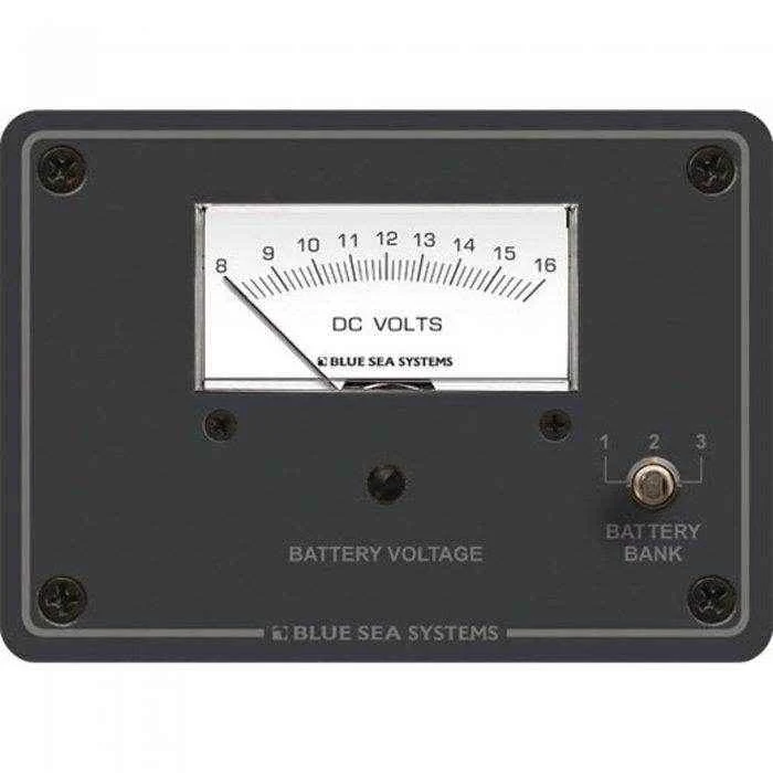 DC Analog Voltmeter Panel | Blue Sea 8015