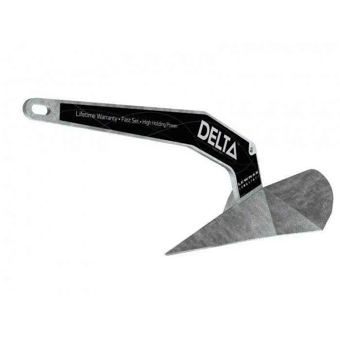 Delta Fast-Set Anchor 4kg/9Lbs Galvanized Steel | Lewmar 0057404