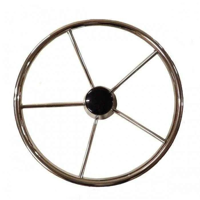 Destroyer Style Boat Steering Wheel Non-Magnetic Stainless Steel - 13.5 in. | Uflex USA V48