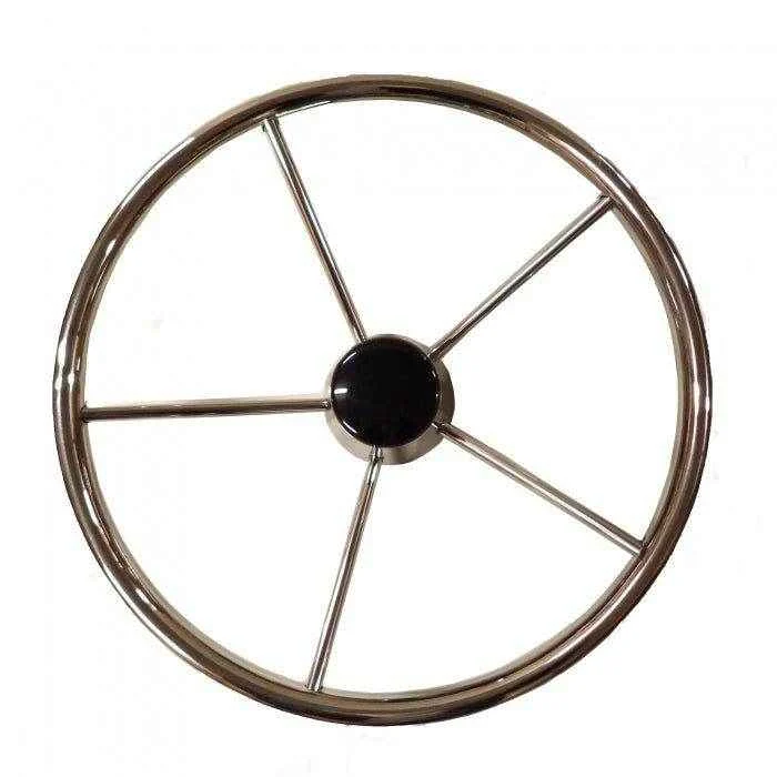 Destroyer Style Boat Steering Wheel Non-Magnetic Stainless Steel - 15.5 in. | Uflex USA V43