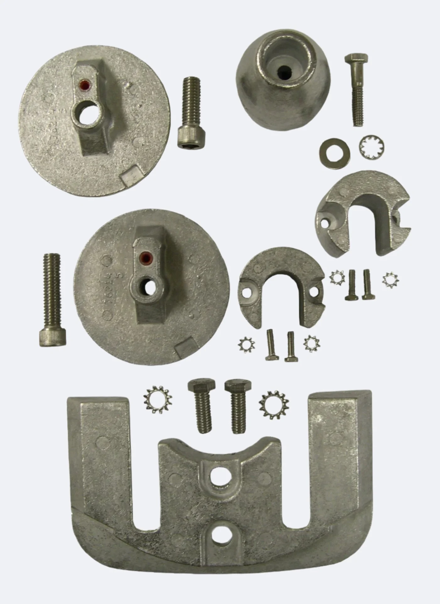 Fresh Water Mercruiser Bravo 3 Anode Kit Includes Hardware
