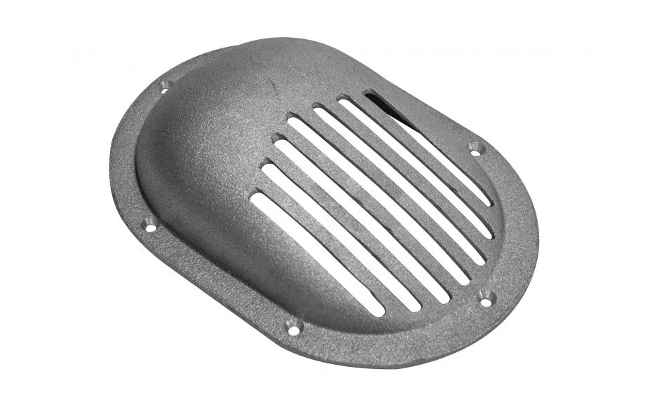 Aluminum Clam Shell Style Scoop Strainer with Mount Ring