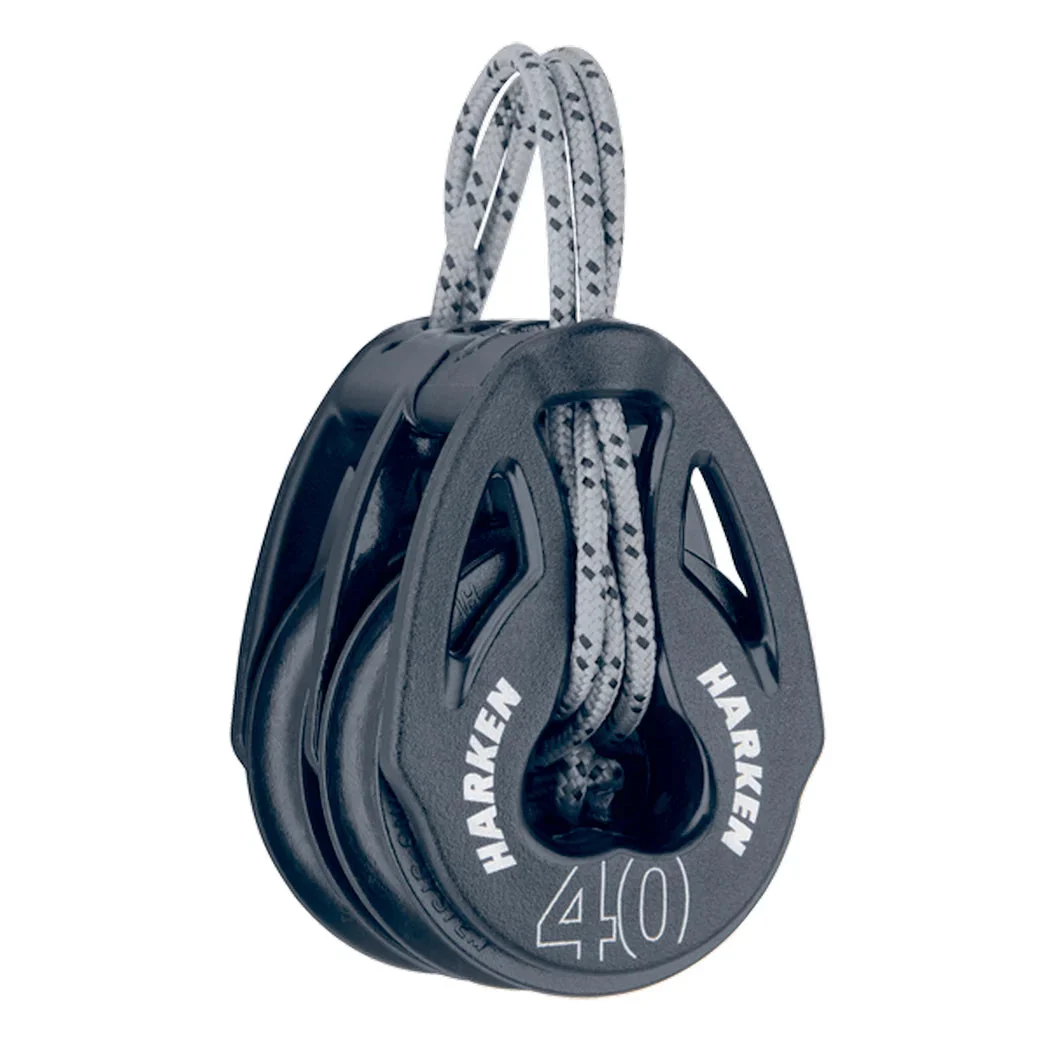 Harken T2 Soft-Attach Double Carbo Block - 40mm
