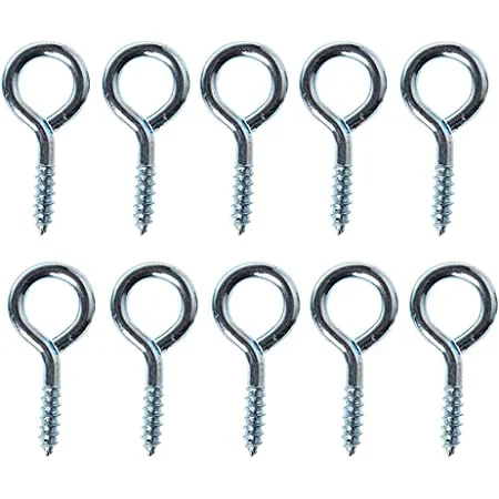 Hindley Stainless Steel Screw Eye - 1/4" Diameter x 1-1/4" Shank