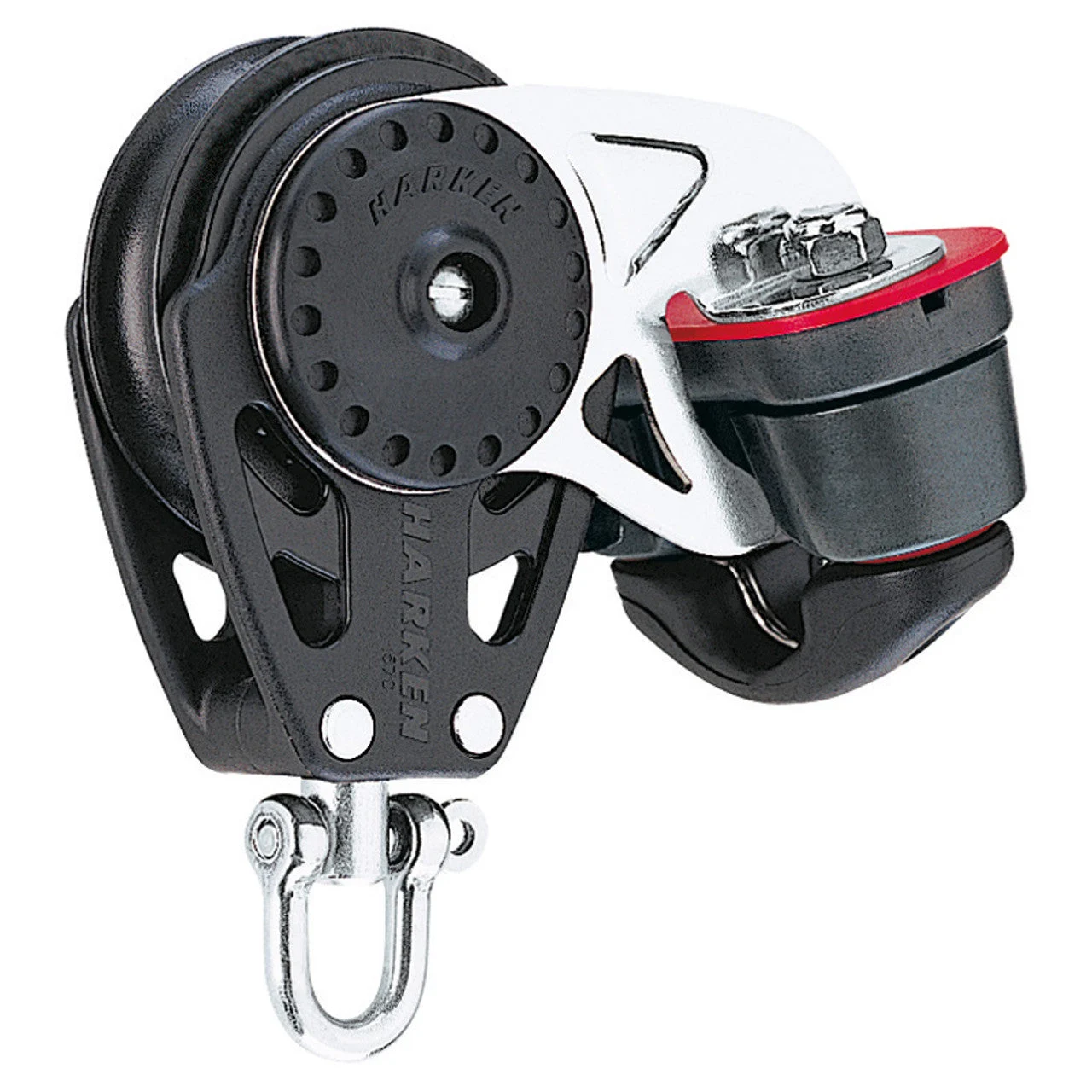 Harken 57mm Carbo Swivel Block w/Cam Cleat
