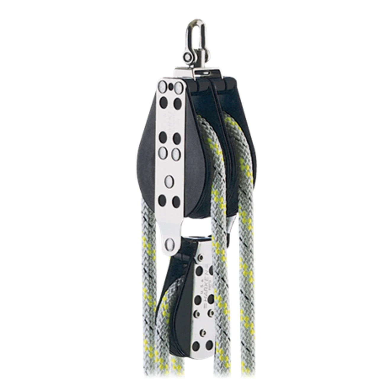 Harken 3.00" Double Swivel Block w/Becket & Cross Block