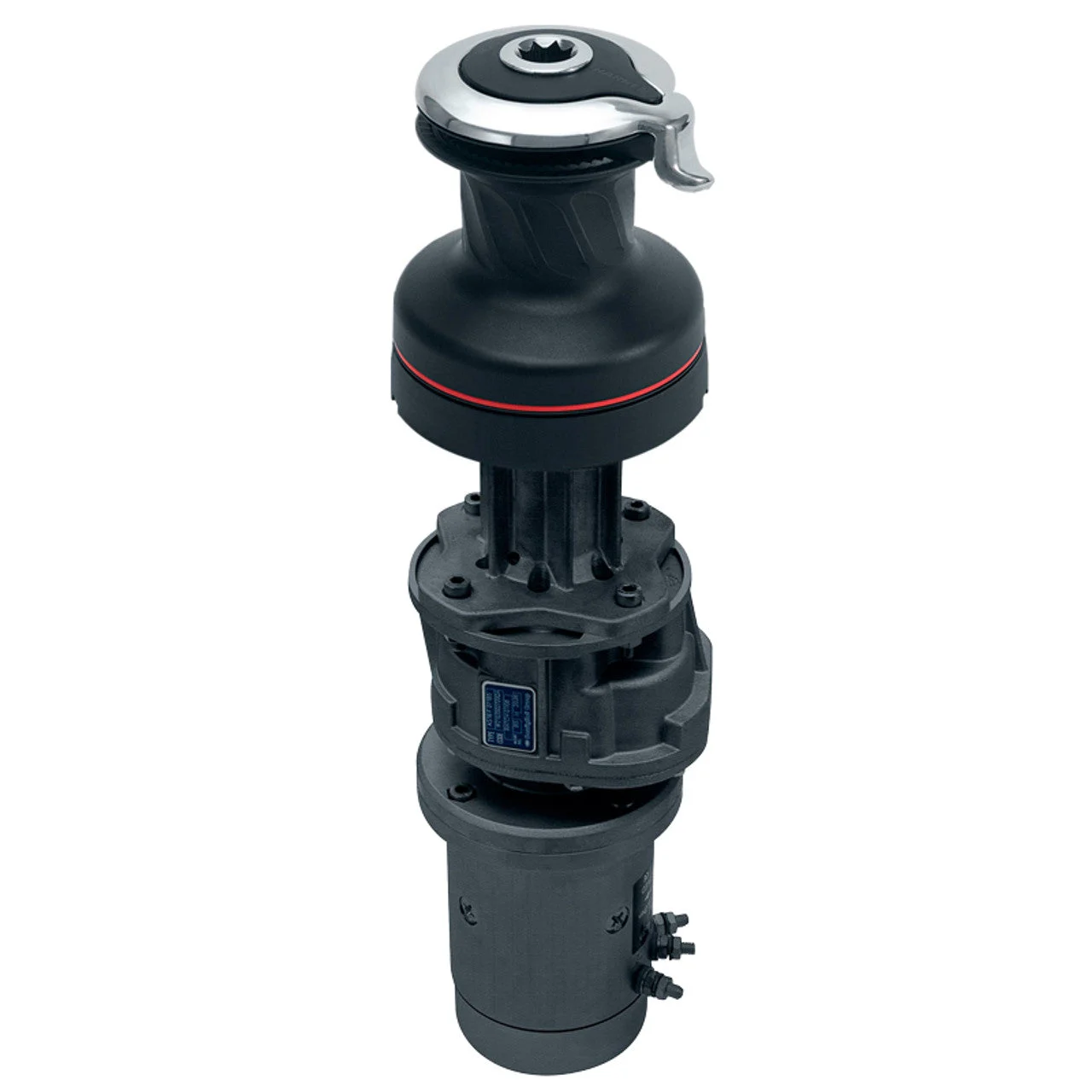 Harken 50 Electric Self-Tailing Radial Aluminum Winch 2 Speed 24V, Vertical