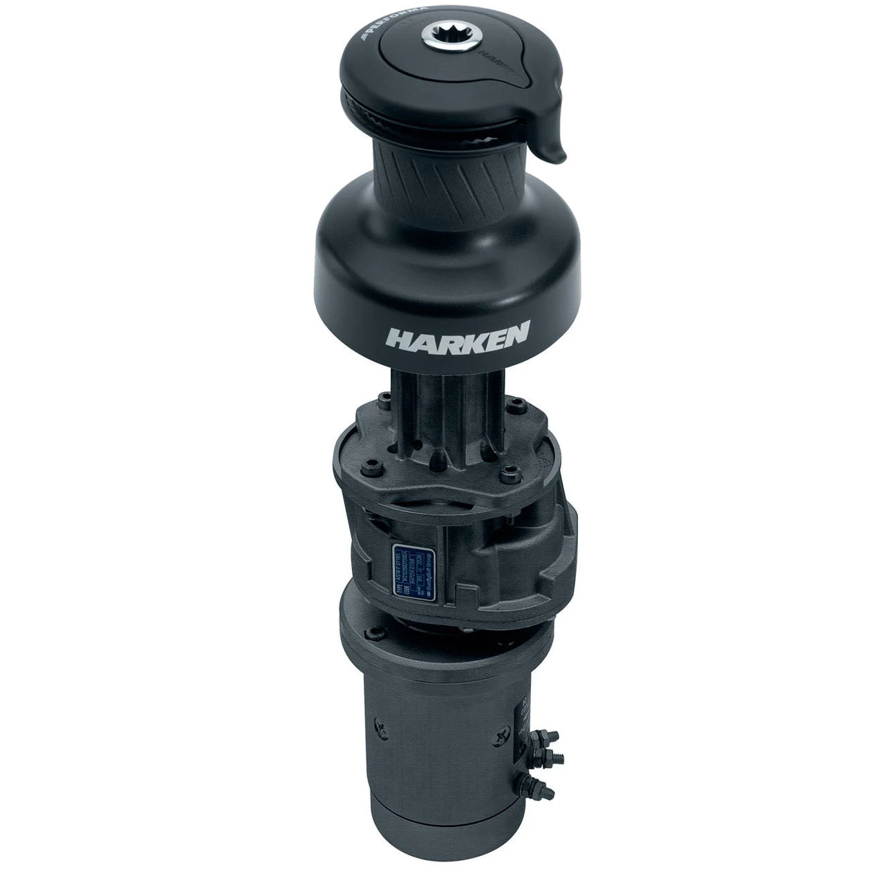 Harken 50 Electric Self-Tailing Performa Winch 2 Speed 12V, Vertical