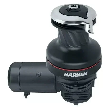 Harken 60 Electric Self-Tailing Radial Aluminum Winch - 3 Speed 24V Horizontal