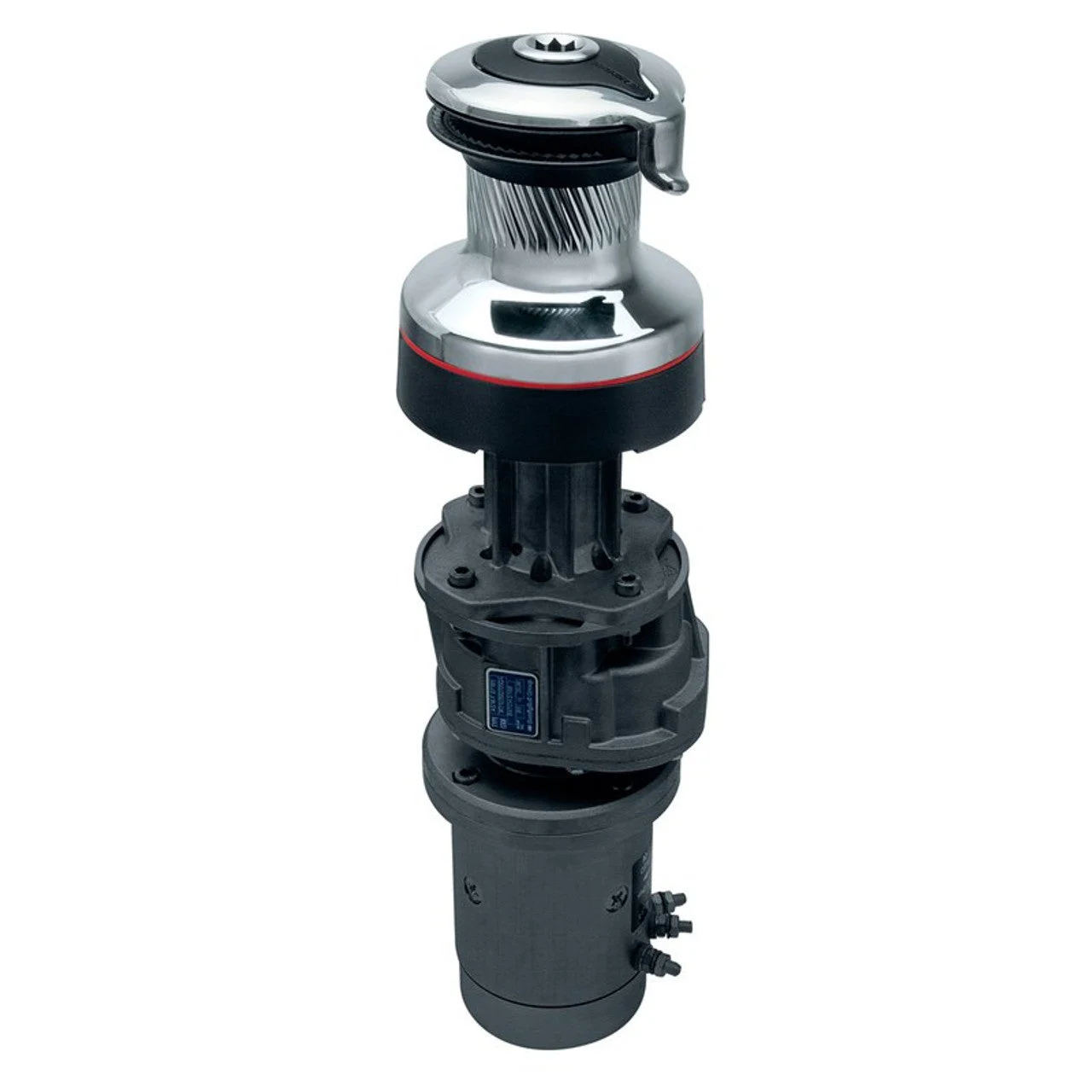 Harken 70 Electric Self-Tailing Radial Chrome Winch 2 Speed 24V, Vertical
