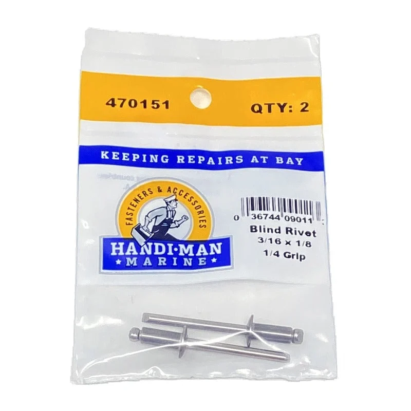 Handi-Man Stainless Blind Rivet 1/8 x 1/4 - 8 Pack