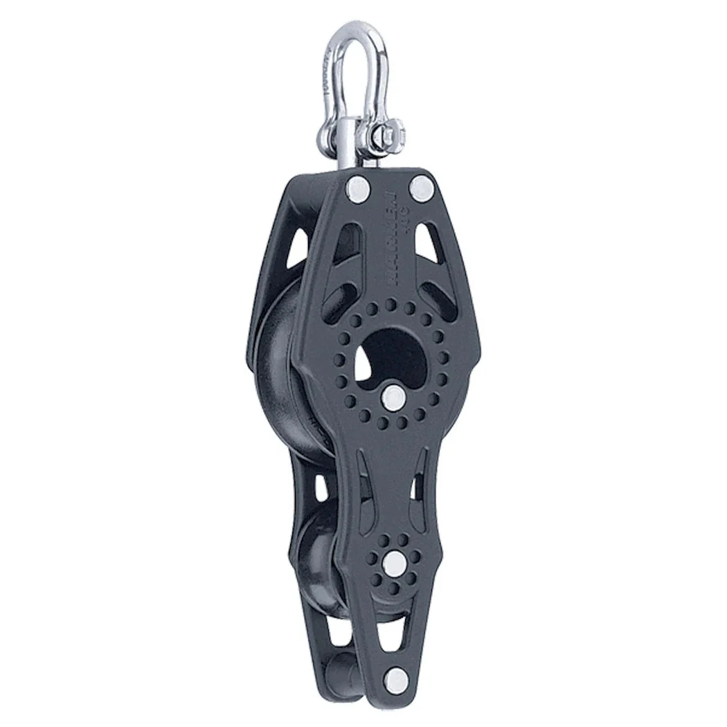 Harken Fiddle Swivel Carbo Block w/Becket - 40mm