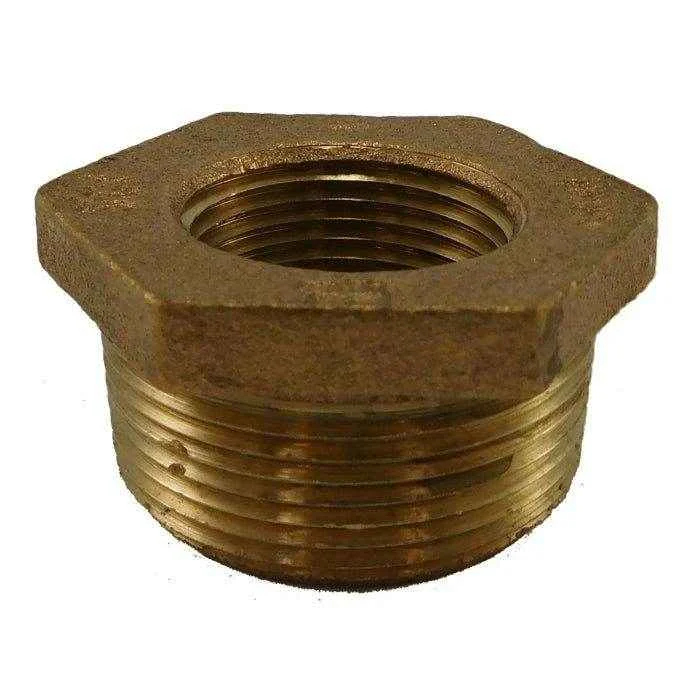 Hex Adapter Bushing Bronze - 1-1/2 inch x 3/4 inch | ACR Industries 44-522