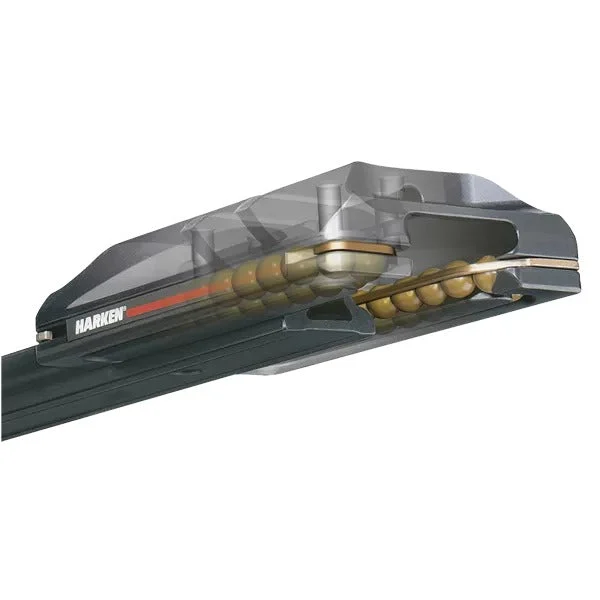 Harken 27mm Clear Anodized Car — Assembly with Coupler, Pinstop