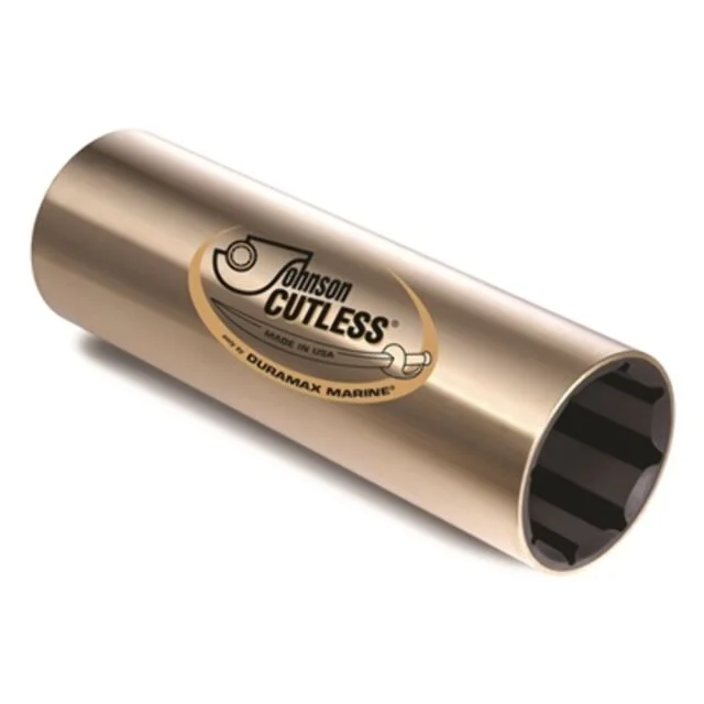 Johnson Cutless Naval Brass Sleeve Bearing, 1-1/8" x 1-1/2" x 4-1/2" x 1/16"