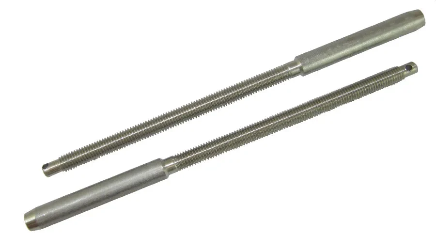 Johnson Marine Lifeline Terminal Machine Swage R.H., 3/16 Wire, 1/4-28 x 3-3/4 Thread