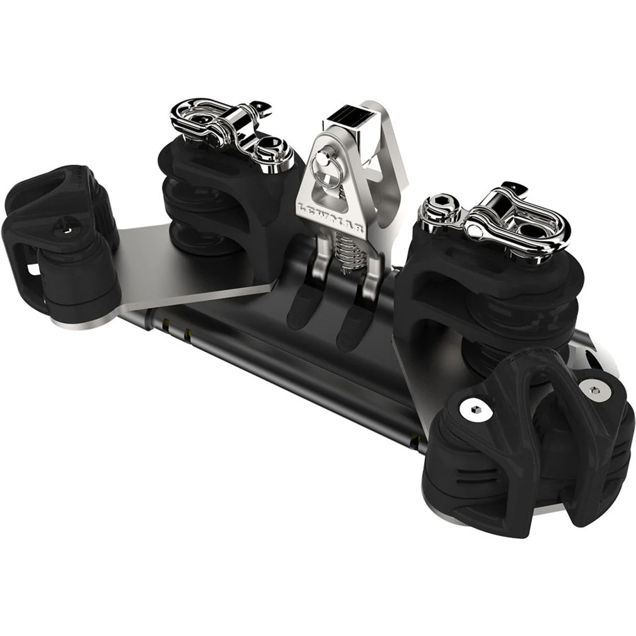 Lewmar Size 2 Car Torlon Ball Upstand 2 Double Control Sheaves Becket Cams