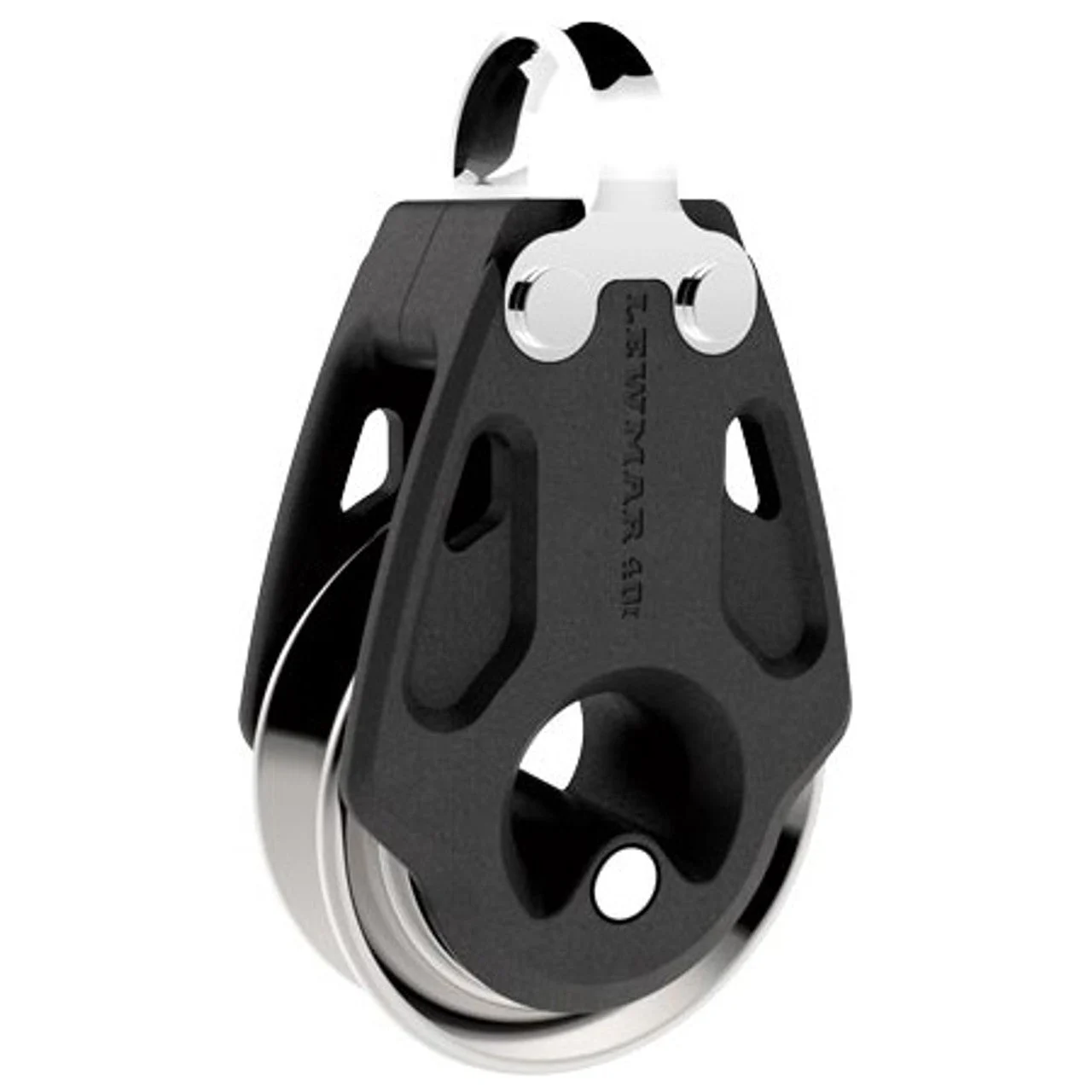 Lewmar 30mm Synchro Block With Stainless Steel Sheave Bk