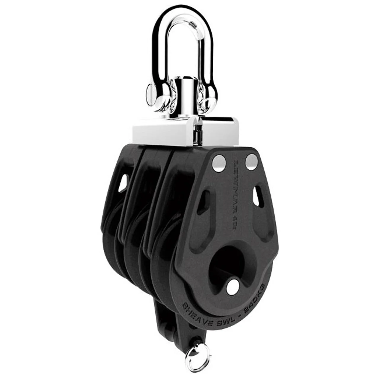 Lewmar 40mm Synchro Block Triple Becket Bk