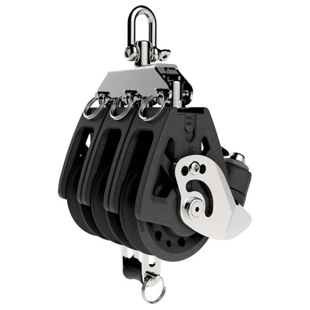 Lewmar 50mm Sync Block Triple Becket Cam Bk