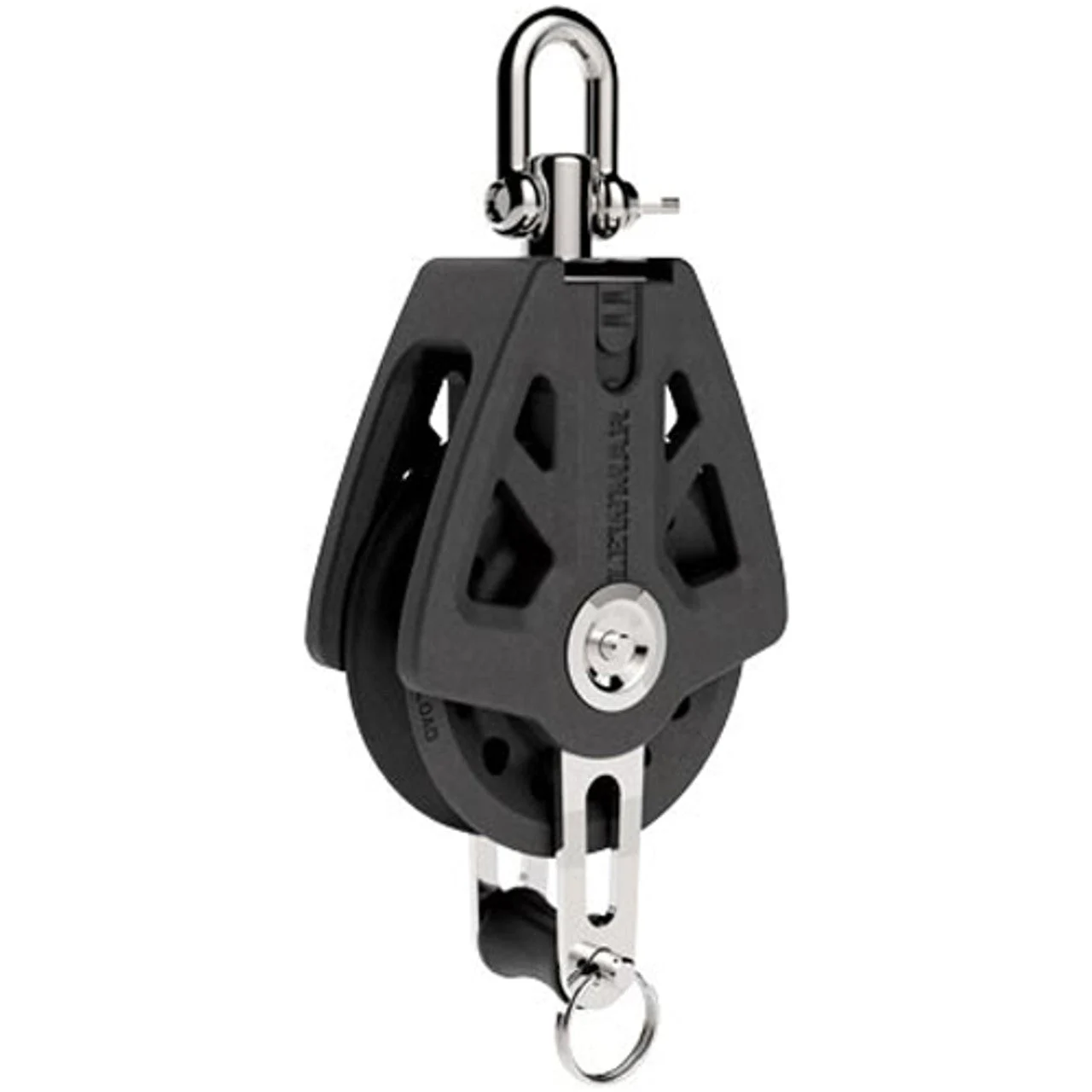 Lewmar 90mm Sync Block Single Becket Bk