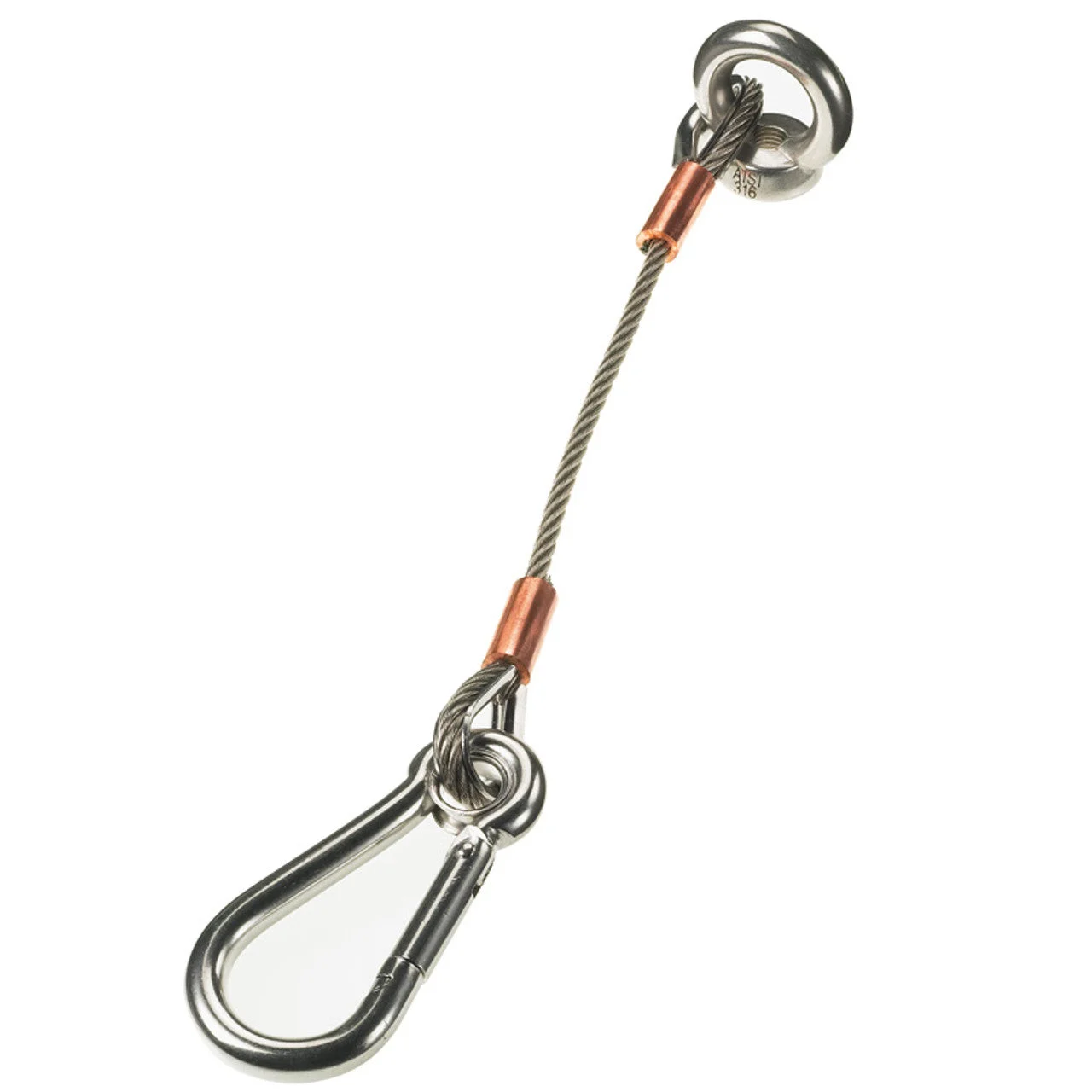 Lewmar Anchor Strap 4mm C/W 8mm Carbi