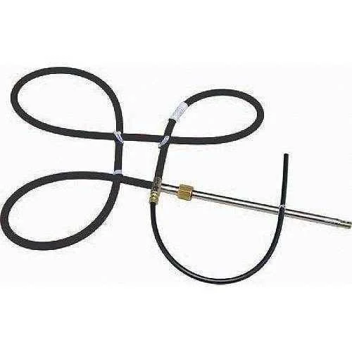 M90 Universal Mach Performance Rotary Steering Cable, 7' Black | Uflex M90BX07