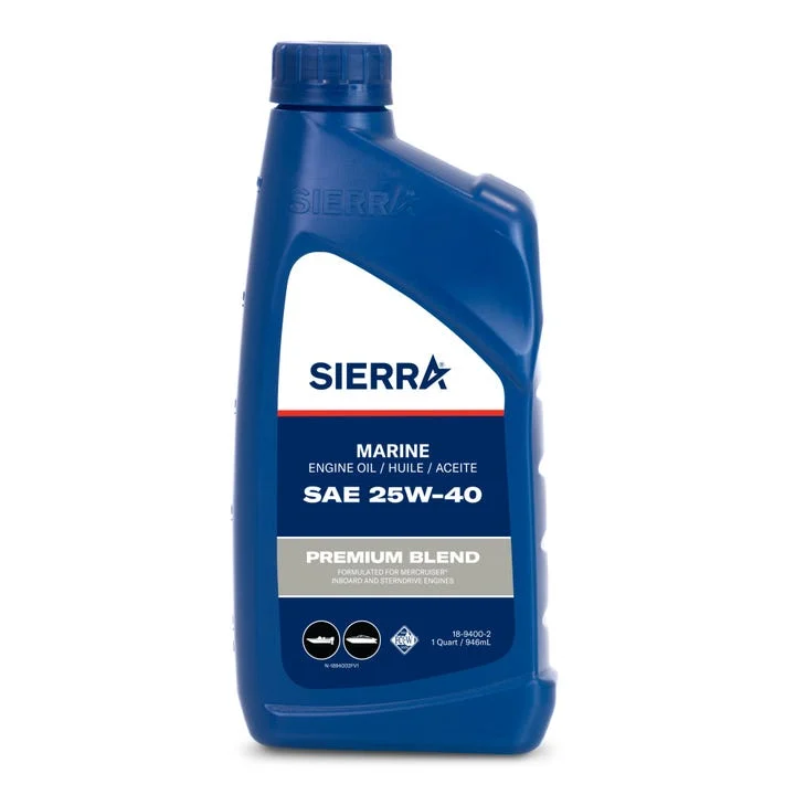Marine Engine Oil 25W-40 4-Stroke Quart  | Sierra 18-9400-2
