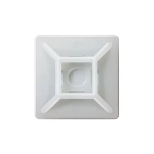 Cable Tie 1in Adhesive Mount Base Nat.