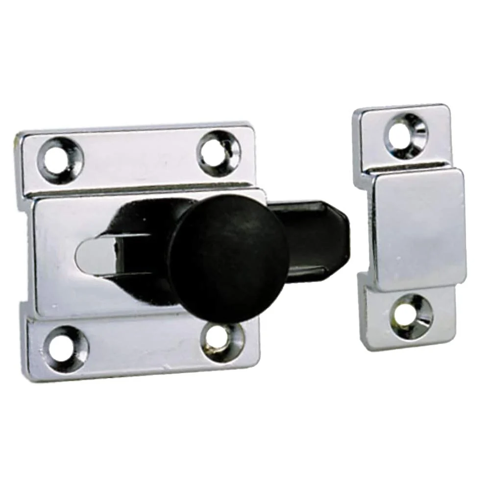 CUPBOARD SLIDE BOLT CHR.