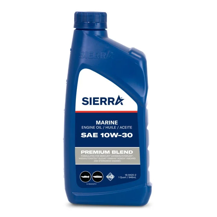 Premium Blend 10W-30 4-Stroke Oil Quart | Sierra 18-9420-2