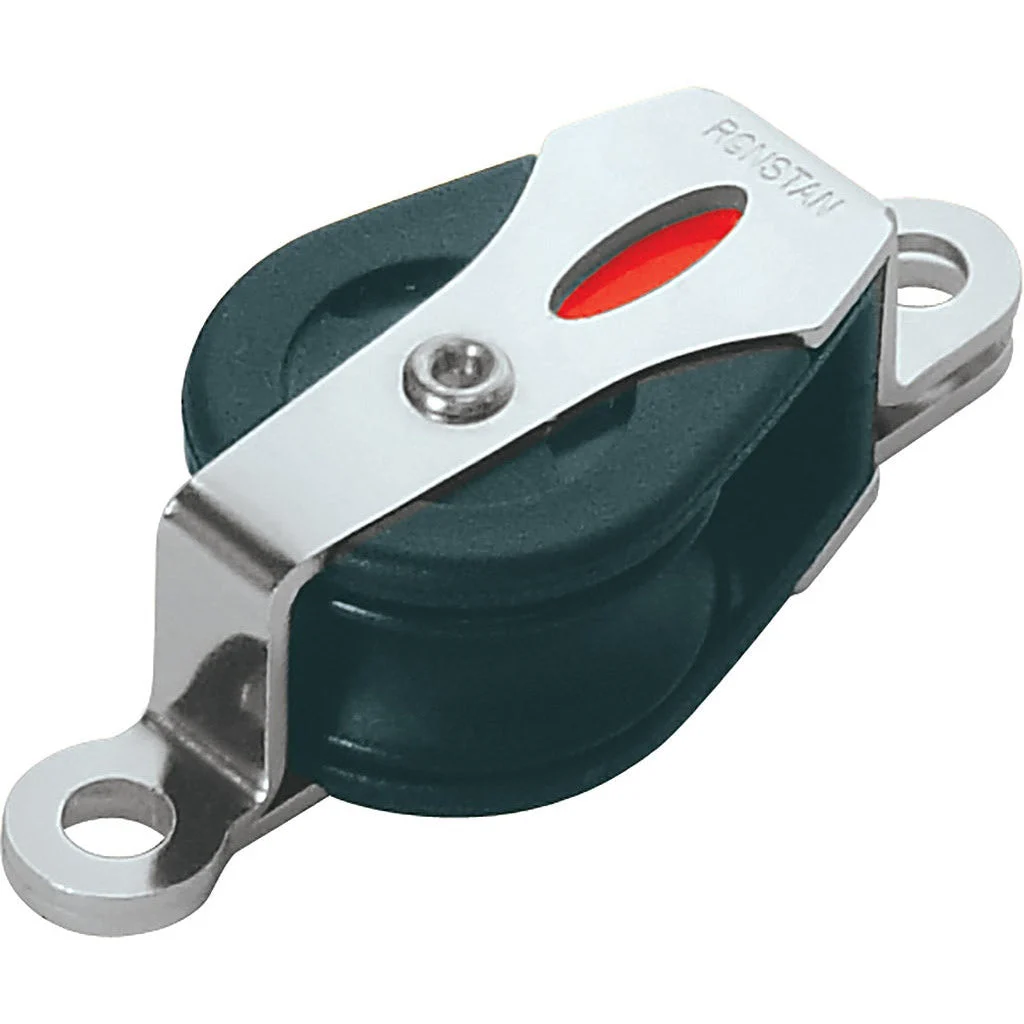 Ronstan Series 20 Ball Bearing Single Cheek Block rivet mount