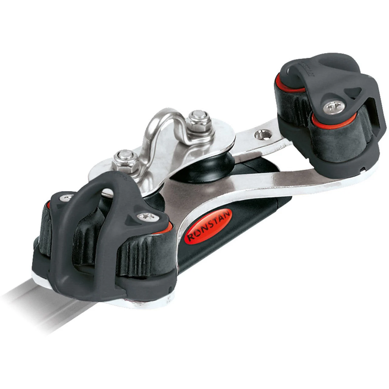 Ronstan Series 19 Traveller Car 2 Control Sheaves with Cleat