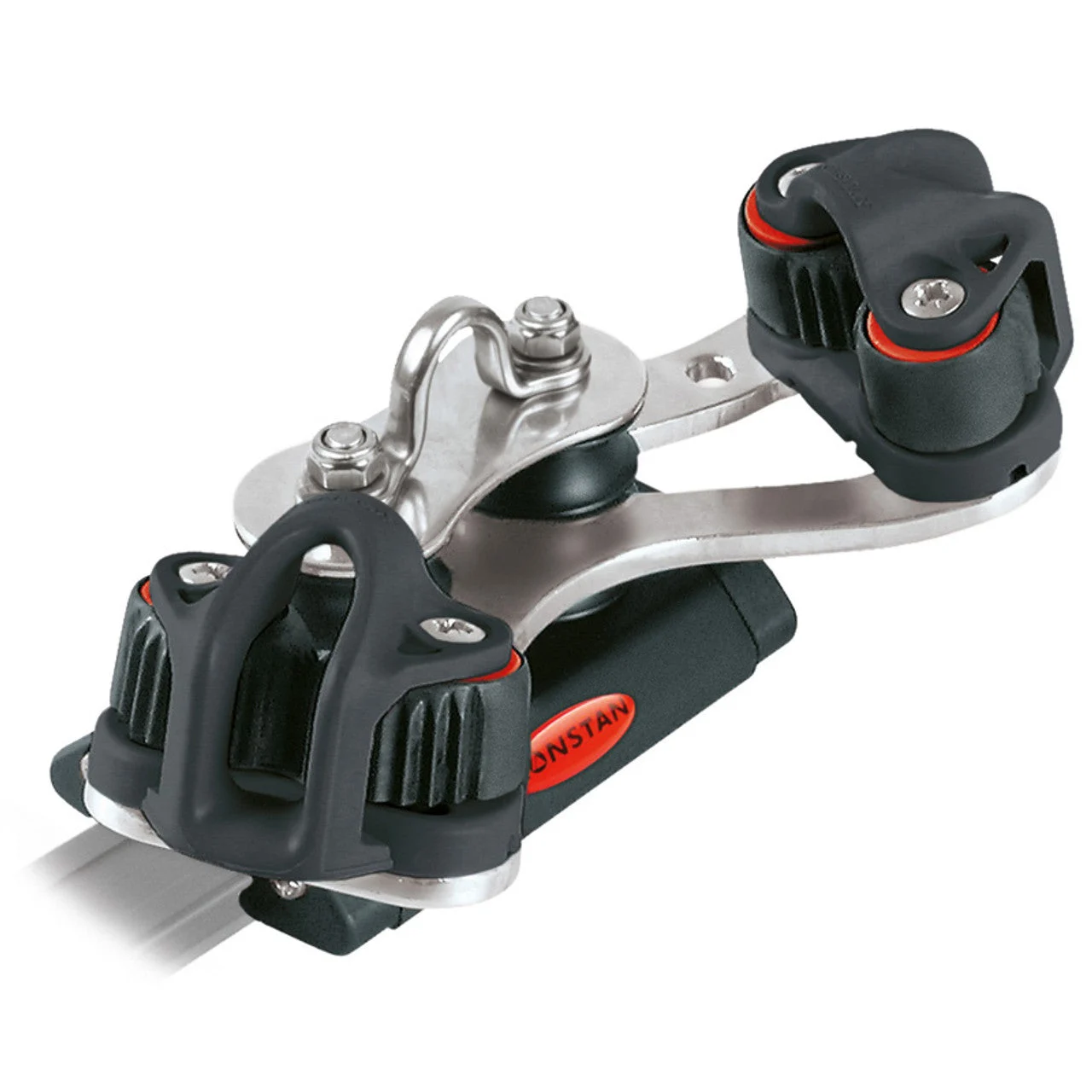 Ronstan Series 19 Traveller Car 4 Control Sheaves with Cleat
