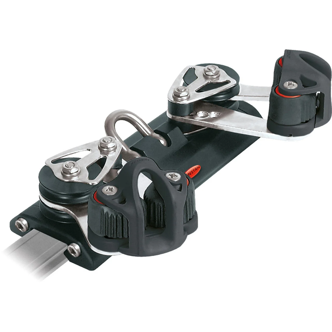 Ronstan Series 26 Traveller Car 4 Control Sheaves with Cleat