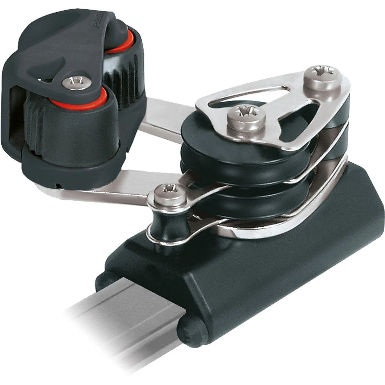 Ronstan Series 26 Control End, Double Sheave Becket & Cleat