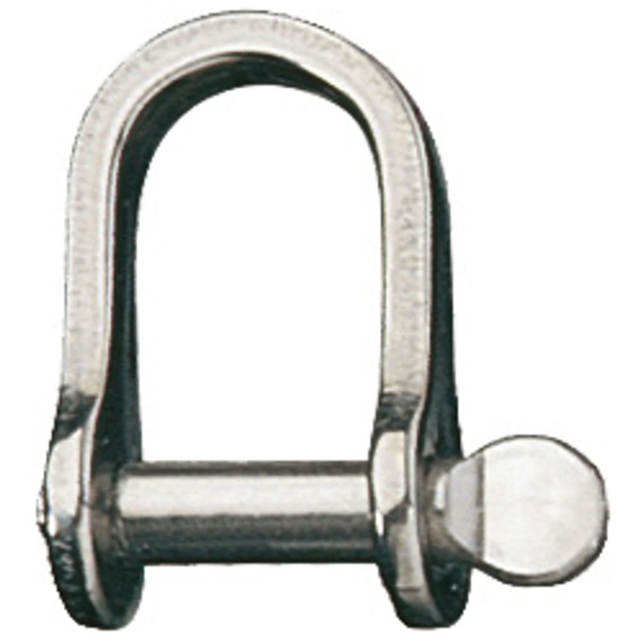 Ronstan Stainless Steel D Shackle 5/32" Coined Pin Head