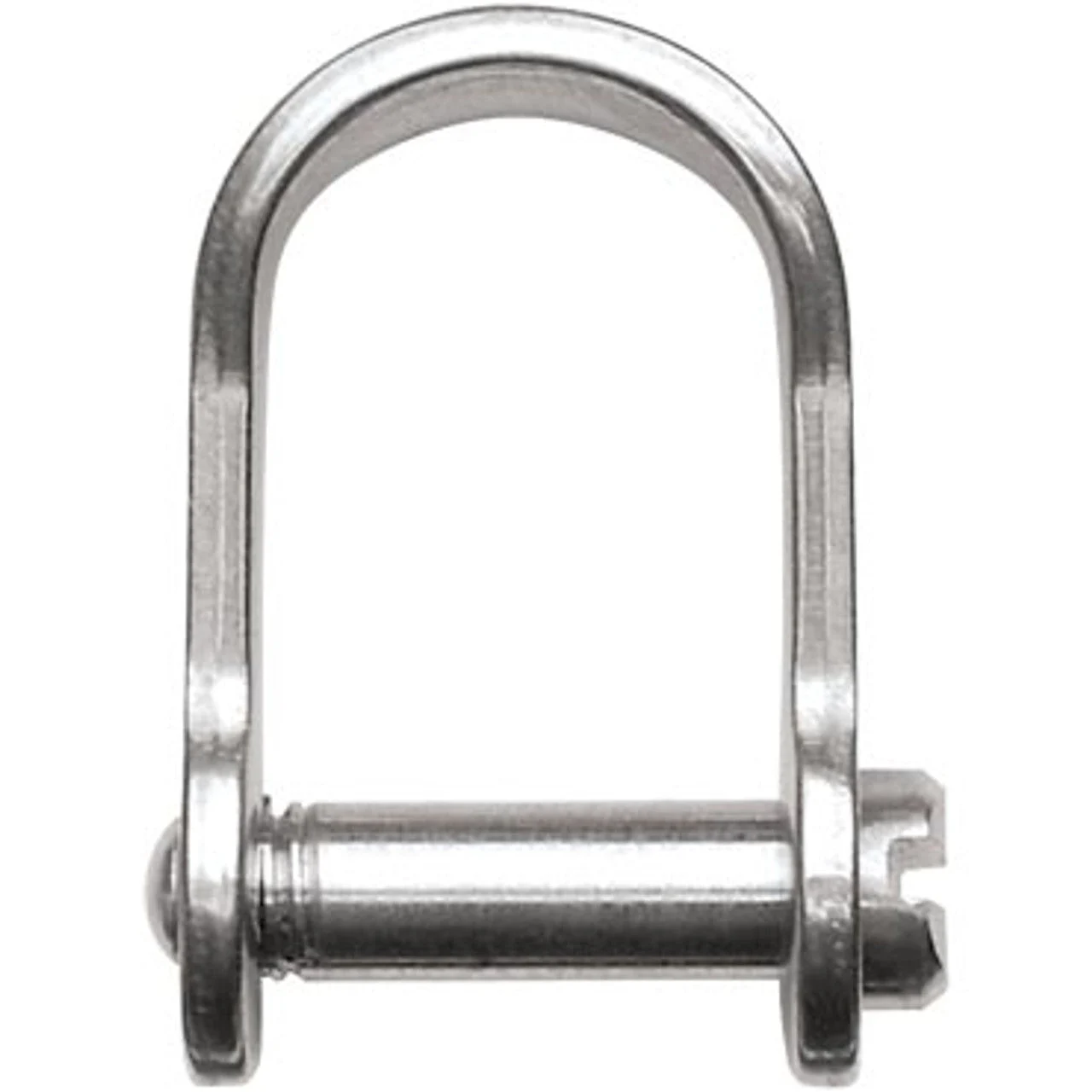 Ronstan Stainless Steel Lightweight Shackle, 3/16" Pin, Slotted Head