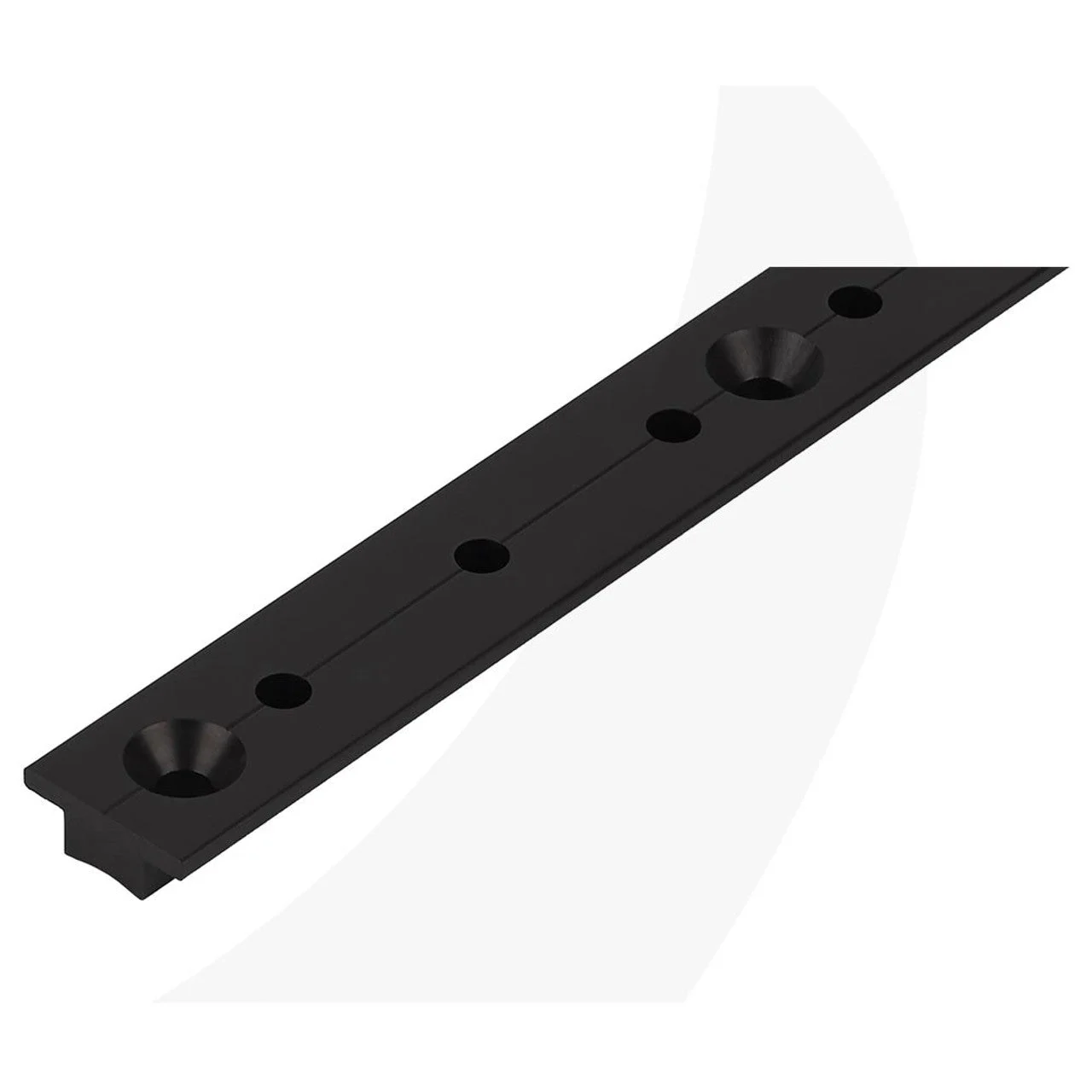 Schaefer T-Track, 1"x1/8"(25x3mm), 4'(1.2m), Black