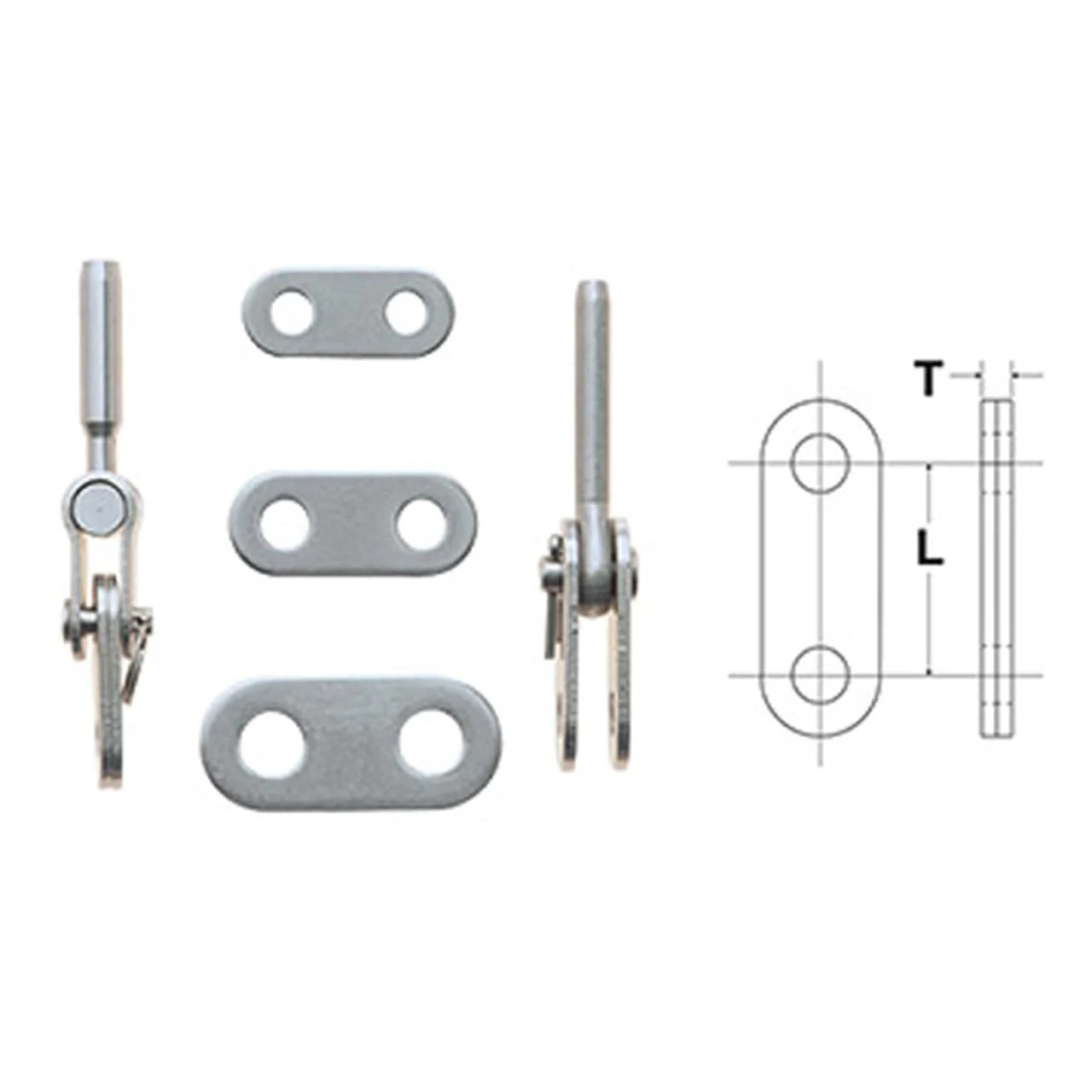 Johnson Marine Jaw/Eye Adapter Link Plate 3/4 Pin