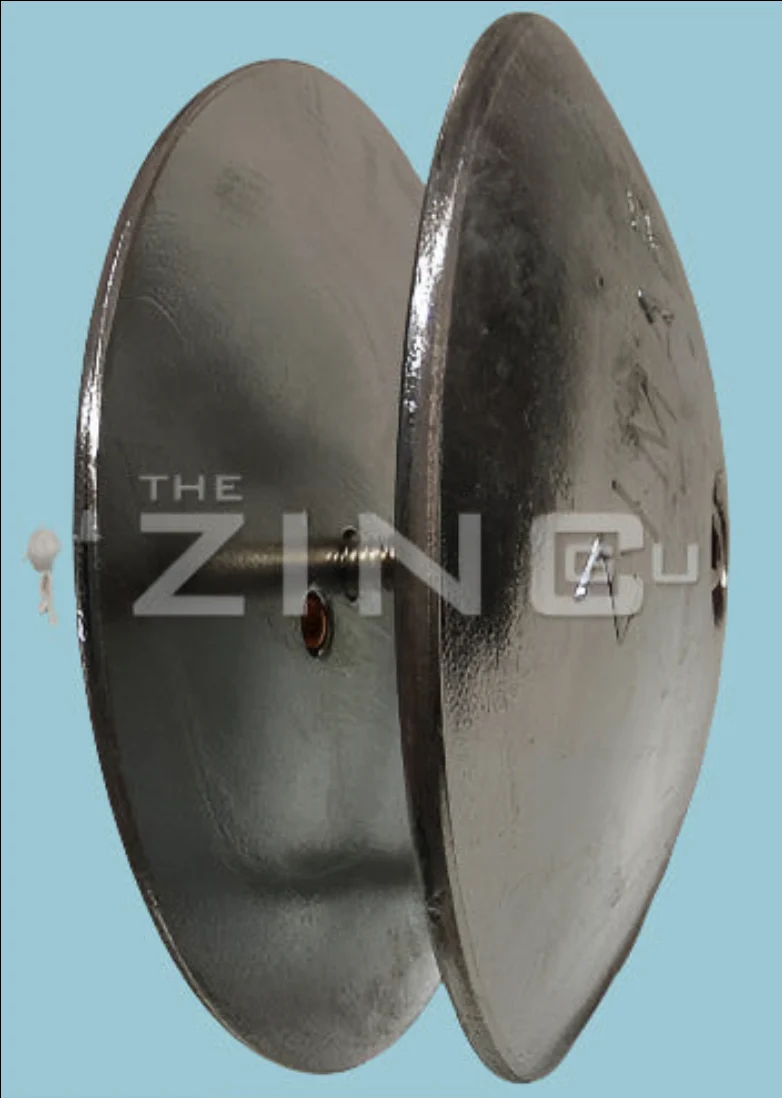 R-7 Rudder Zinc Anode 6 1/2" dia *Best Seller*