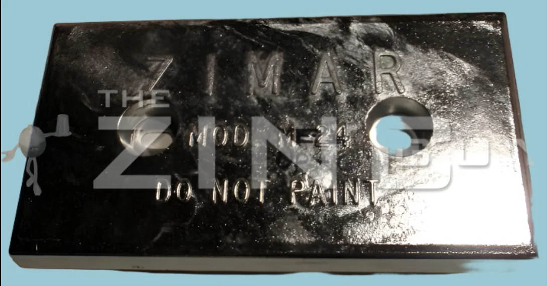 UP-6 Bolt-on Zinc Plate Anode