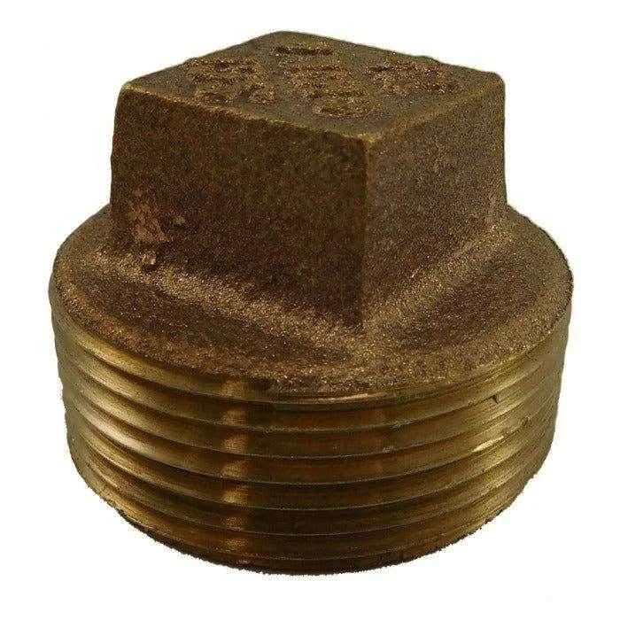 Square Head Pipe Plug Fitting, Bronze - 3/4 inch | ACR Industries 44-654